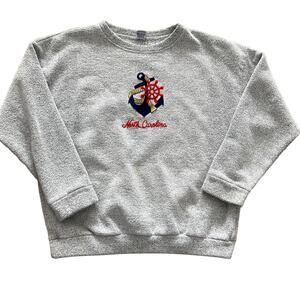 North Carolina Anchor Grey Crewneck Sweatshirt size L